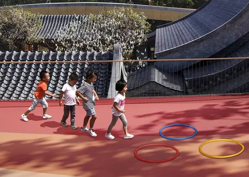 在設計角度賞析馬巖松老師的四合院幼兒園設計漂浮屋頂