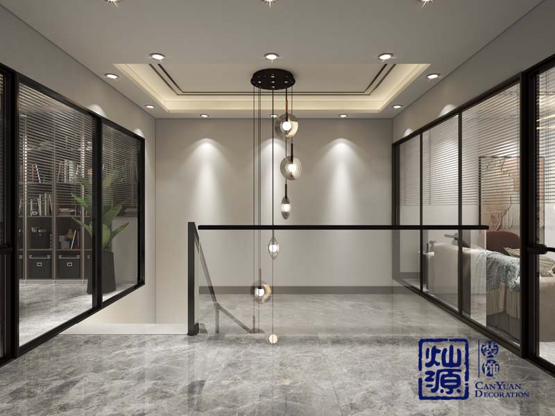 loft辦公室設計裝修效果圖之樓梯—燦源裝飾